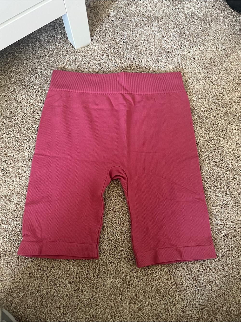 Free People Intimately Ribbed Lounge Shorts - Rose Pink
